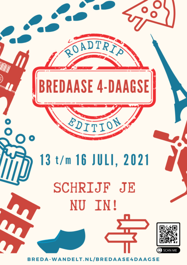 Poster Bredaase 4Daagse 2021