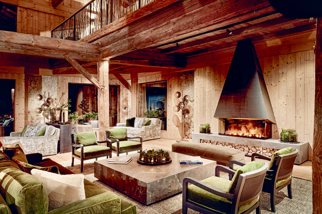 4.De inrichting is een samenspel van modern design en alpine elegantie